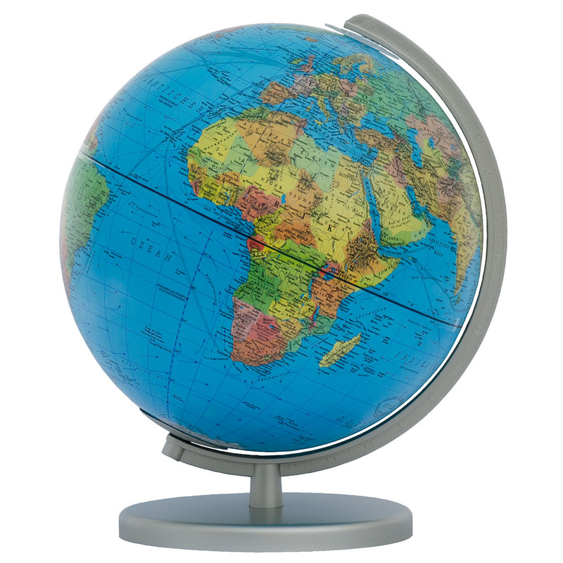 Columbus Globo Duplex prata 30cm (Inglês)