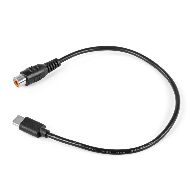 Omegon Cabo Adapter USB-C - RCA de 12 V