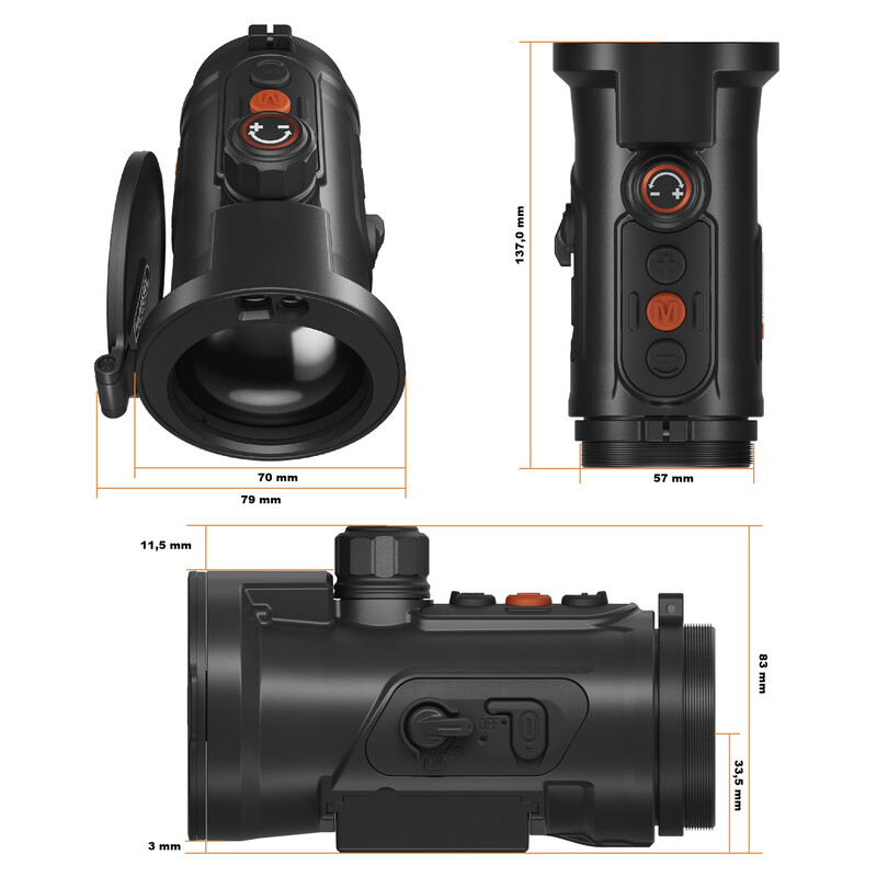 ThermTec Câmara térmica Hunt Pro 650L LRF