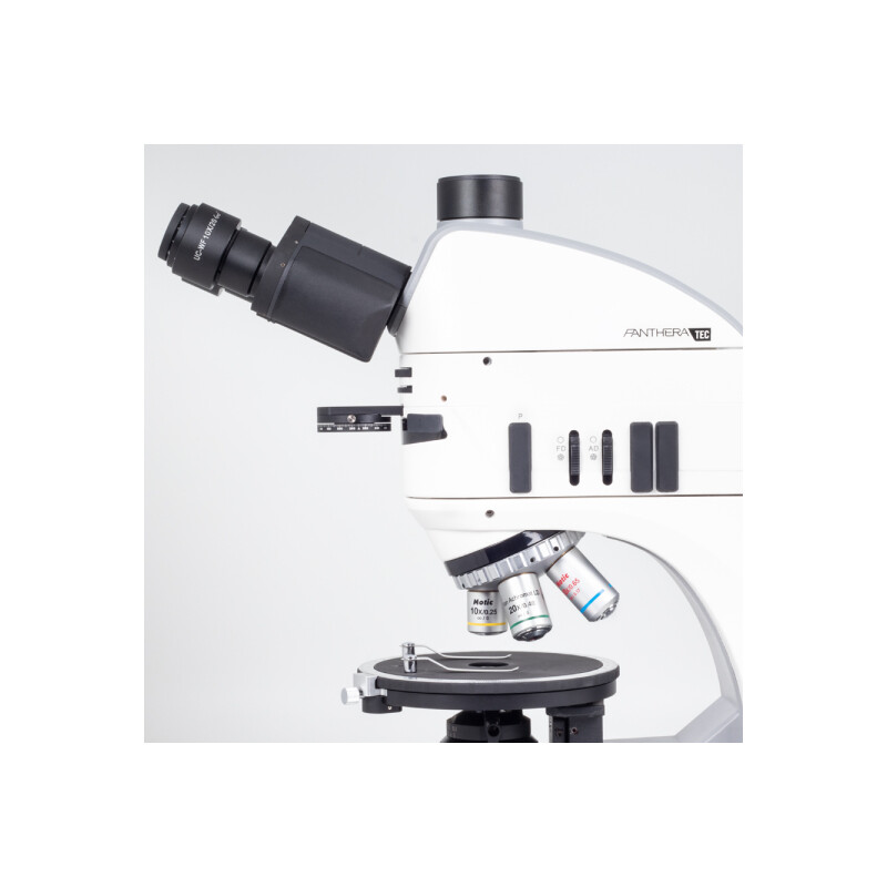 Motic Microscópio Panthera TEC POL Epi, trino, INFINITY, plano, acromático, 50x-400x, 10x/20 mm, halogéneo/LED