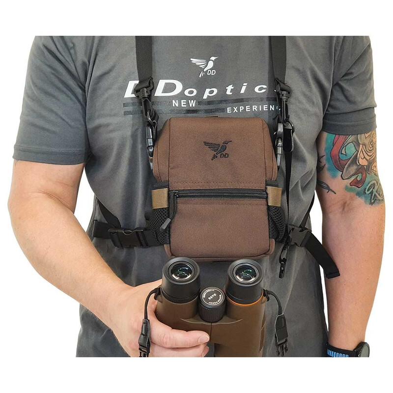 DDoptics Bolsa para binóculos Harness castanha