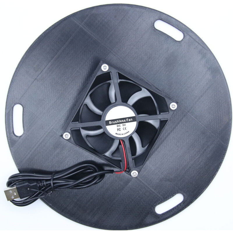 Astroprints Tampa do espelho para Skywatcher Newton 8" com ventoinhas