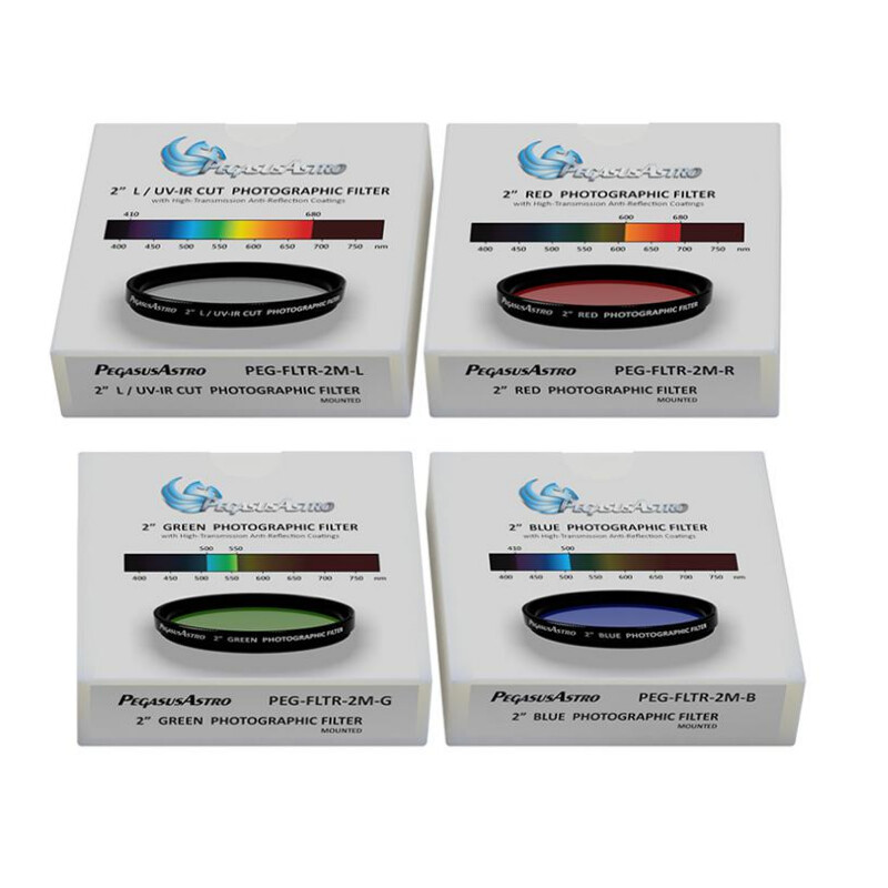 PegasusAstro Roda de Filter Indigo + Filter LRGB 2"