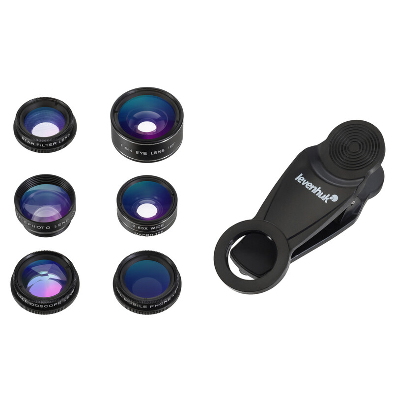Levenhuk Conjunto de lentes Lens S7 para smartphones