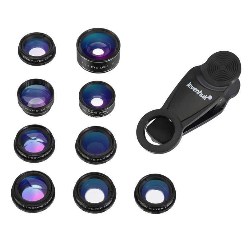 Levenhuk Conjunto de lentes Lens S10 para smartphones
