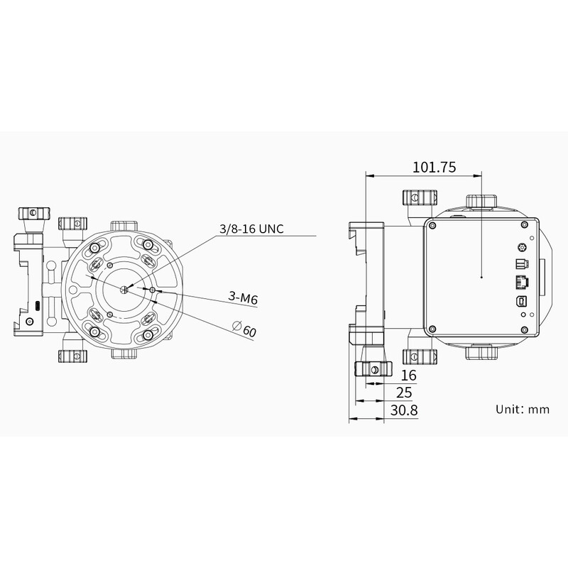 ZWO Montagem AM7 Harmonic Equatorial