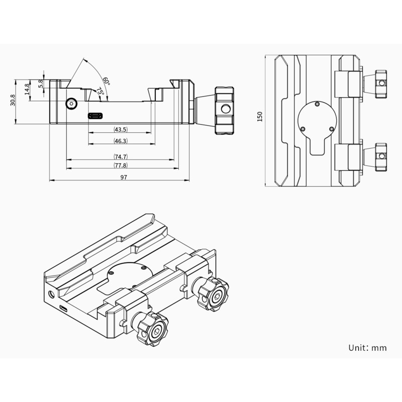 ZWO Montagem AM7 Harmonic Equatorial