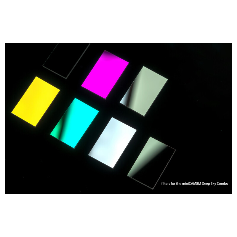 QHY Filtro LRGB + 3 nm SHO miniCam8