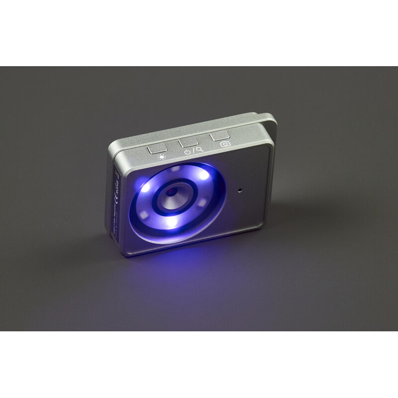 FPS Lupa eletrónica Magic Loupe Cube – compacta, zoom de 7x a 19x, luz UV e ecrã de 2,4"