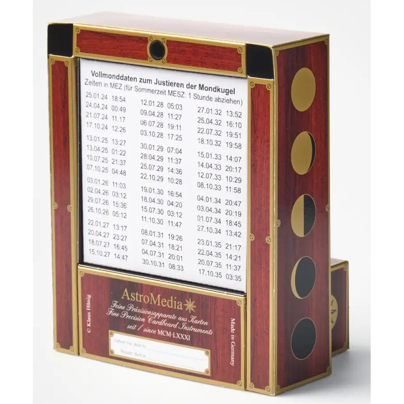 AstroMedia Kit sortimento O relógio lunar