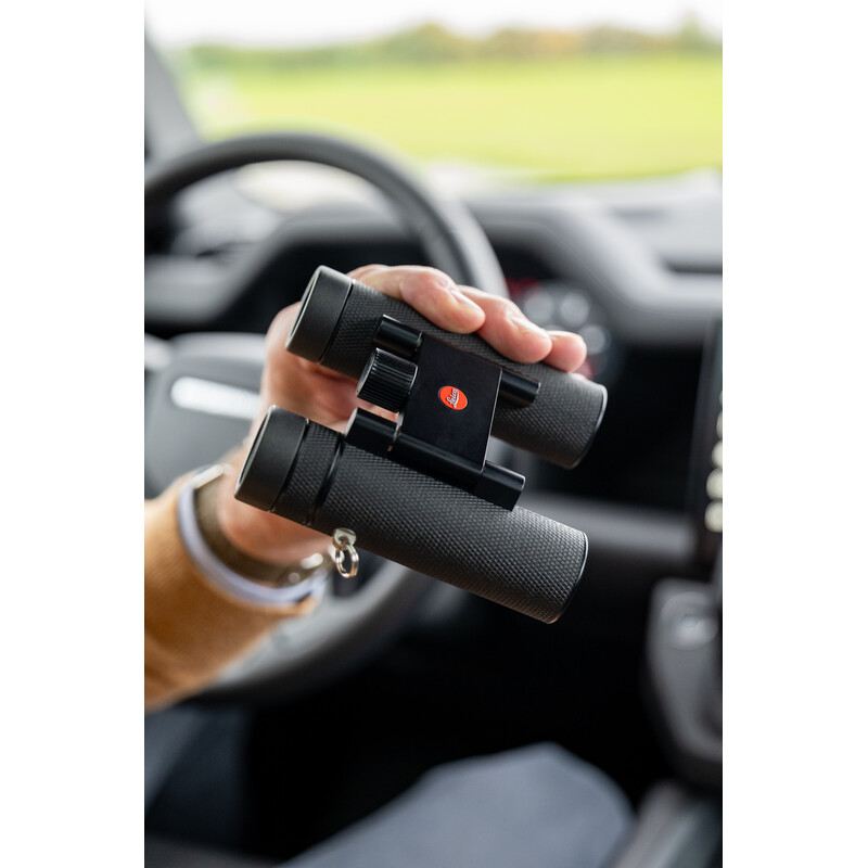 Leica Binóculo Noctivid 8x25 em couro preto