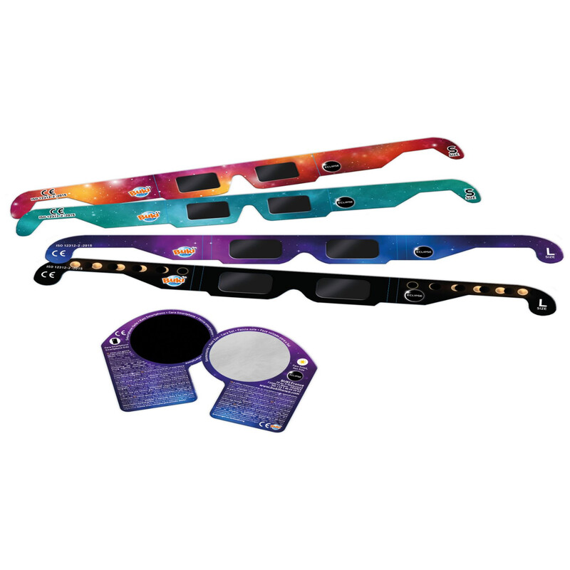 Buki Óculos para eclipse solar Sonnenfinsternis-Brille Family Pack