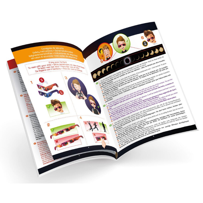 Buki Óculos para eclipse solar Family Pack