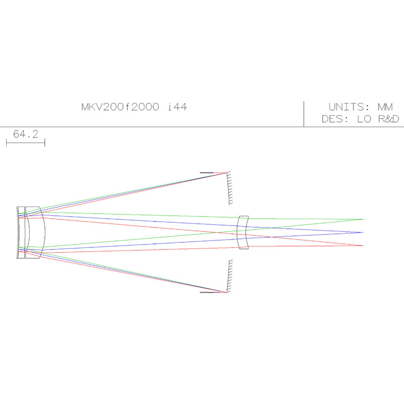LOic Telescópio KC 200/2000 MKV i44
