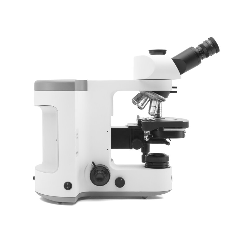 Optika Microscópio B-810LD4-SA, trino, HF, FL, infinity, plan F, 40-1000x, LED, cubo de filtros LED azuis e verdes