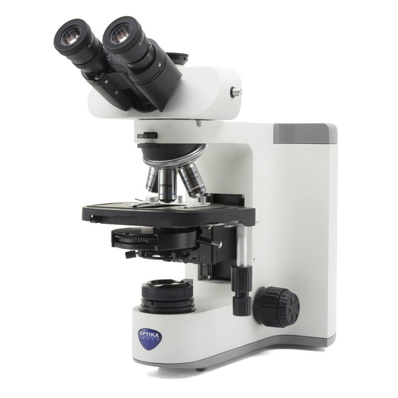 Optika Microscópio B-810DK, trino, HF, DF, infinity, plan, 40-1000x, LED