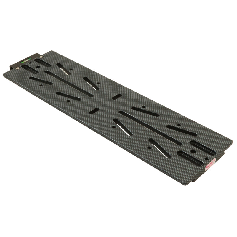 Geoptik Trilho para prismas estilo Losmandy de 340 mm, com acabamento em carbono