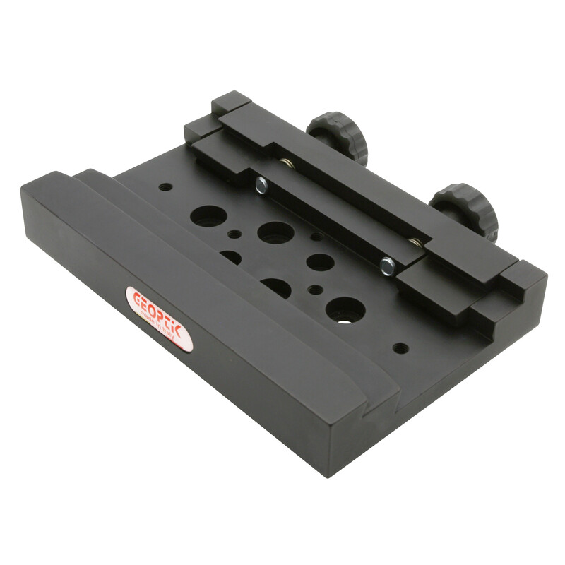 Geoptik Braçadeira dupla para prismas Losmandy/Vixen USP 170 mm, preta