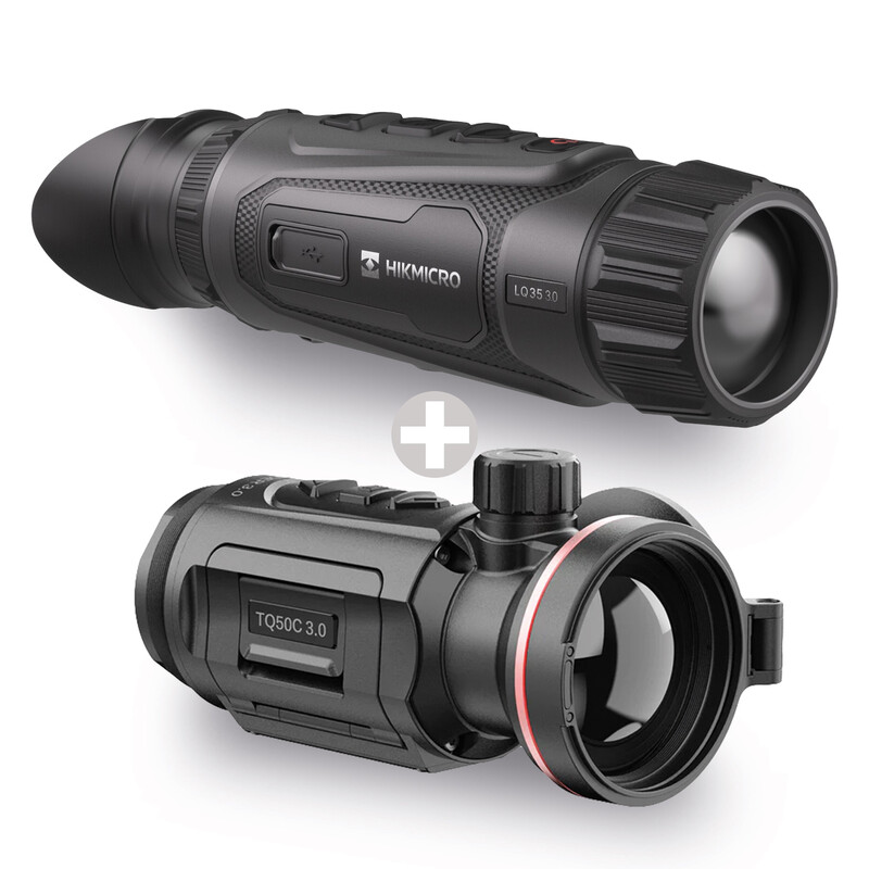 HIKMICRO Conjunto de caça noturna com câmara térmica Thunder TQ50C 3.0 + Lynx LQ35 3.0