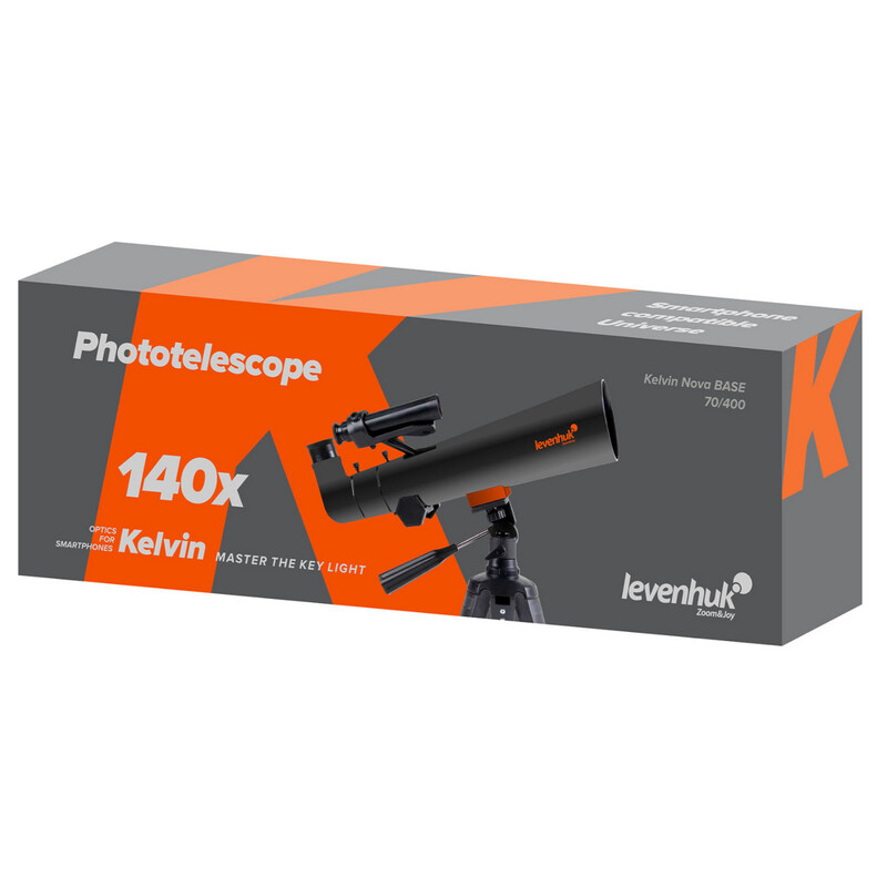Levenhuk Telescópio AC 70/400 Kelvin Nova BASE