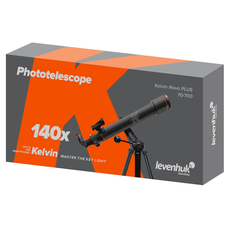Levenhuk Telescópio AC 70/700 Kelvin Nova PLUS