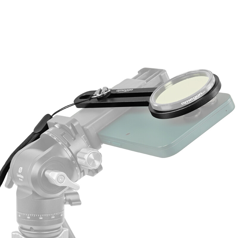 Omegon Filtros solares Suporte de filtro Deluxe para Smartphone com braçadeira