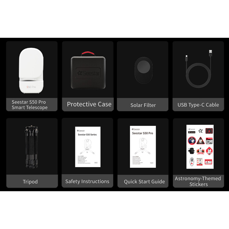 ZWO Smart Telescope AP 50/260 Seestar S50 Pro