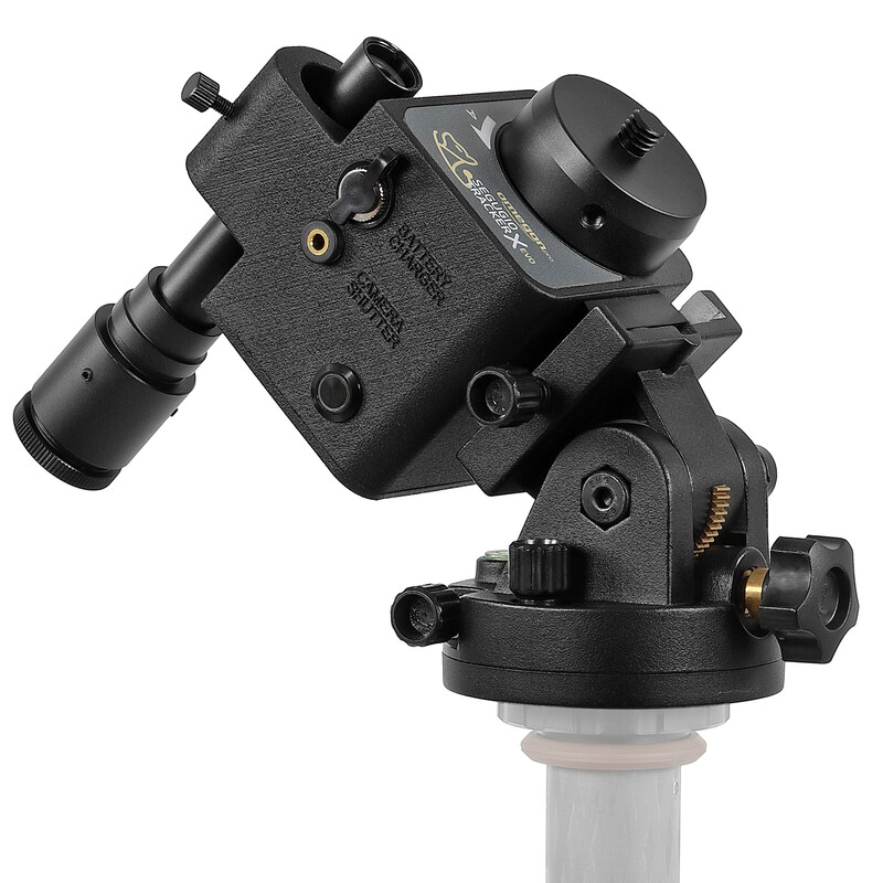 Omegon Montagem Conjunto Segugio Tracker com bases ajustáveis à altura do polo e buscadora do polo