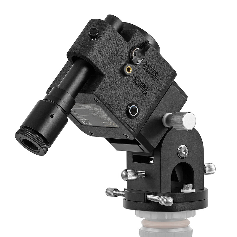 Omegon Montagem Conjunto Segugio Tracker com base ajustável à altura do polo Deluxe e buscadora do polo