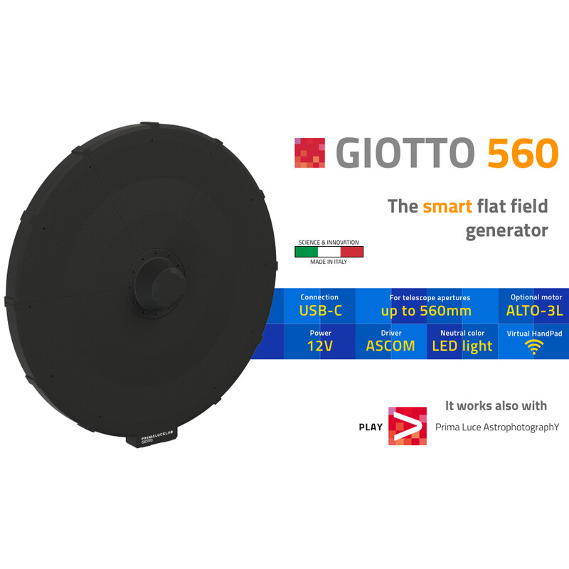 PrimaLuceLab Máscara de Flafield GIOTTO Flat Field Generator 560
