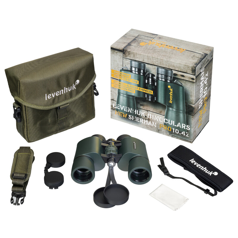 Levenhuk Binóculo Sherman PRO 10x42