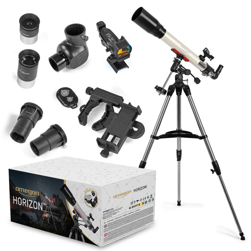 Omegon Telescópio Teleskop Horizon AC 70/700 EQ Neo